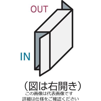 パナソニック Panasonic 宅配ボックスCOMBO スリムタイプ後出し左開き ホワイト CTNR4011LWS 1台 858-7482（直送品）