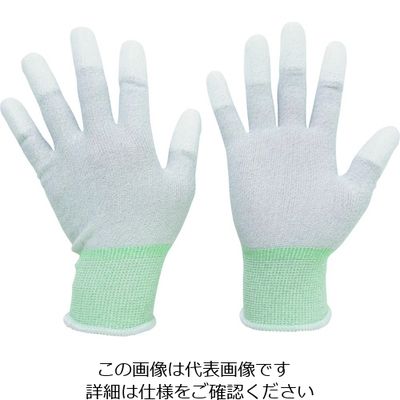 ミドリ安全 静電気拡散性手袋(指先コート)MCGー801N M 10双入 MCG801N-M 1袋(10双) 194-8695（直送品）