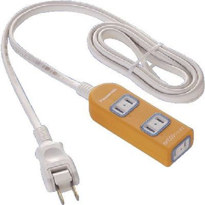 パナソニック Panasonic ザ・タップX3コ口2mコード付オレンジ WHA2523JKP 1個 157-5307（直送品）