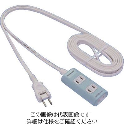 パナソニック Panasonic ザ・タップQ(3コ口)(スナップキャップ WHA2443GP 1個 158-3161（直送品）