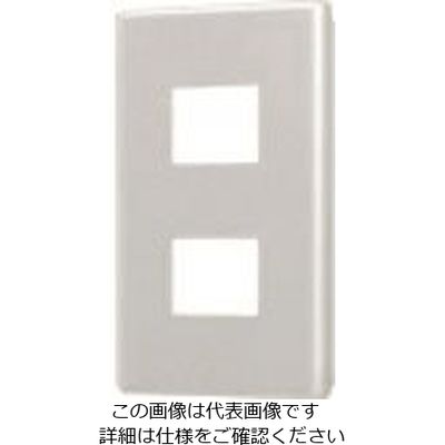 パナソニック Panasonic コスモワイド新金属コンセントP2型2コ用 WTF9202K 1セット(5個) 157-8302（直送品）