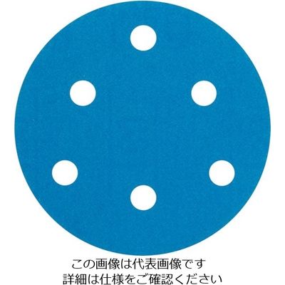 3M ブルーディスク 穴あり 外径125mm #150 100枚入り H/DF2 150 BLU 1セット(400枚:100枚×4箱)（直送品）