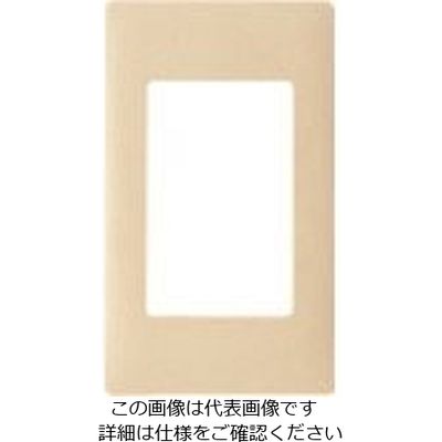 パナソニック Panasonic アドバンススイッチプレート(1連用) WTA7101FK 1セット(10個) 159-5605（直送品）