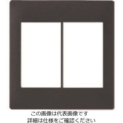 パナソニック Panasonic アドバンススイッチプレート(2連用) WTA7102HK 1セット(5個) 159-2465（直送品）