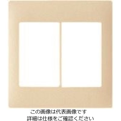 パナソニック Panasonic アドバンススイッチプレート(2連用) WTA7102FK 1セット(5個) 157-5201（直送品）