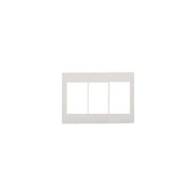 パナソニック Panasonic アドバンススイッチプレート(3連用) WTA7103WK 1個 159-0854（直送品）