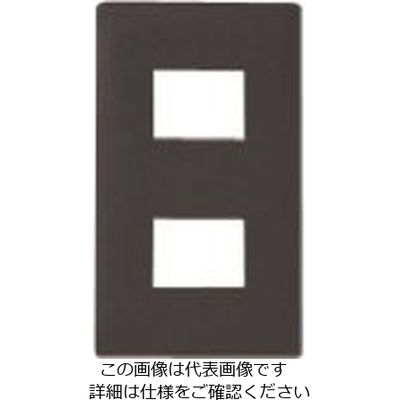 パナソニック Panasonic アドバンスコンセントプレート2コ用 WTL7002HK 1セット(10個) 158-9567（直送品）