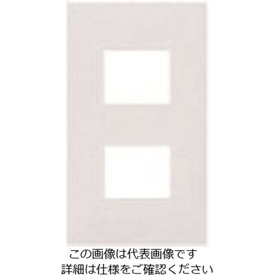 パナソニック Panasonic アドバンスコンセントプレート2コ用 WTL7002WK 1セット(10個) 158-9514（直送品）