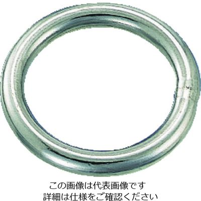トラスコ中山 TRUSCO ステンレス 丸リンク 線径1.5mm 内径20mm (5個入) TMR-1.5-20 1袋(5個)（直送品）