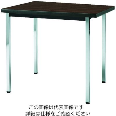トラスコ中山 TRUSCO 会議用テーブル 900X900XH700 角脚 下棚無し ローズ TDS0990-RO 1台 208-2247（直送品）