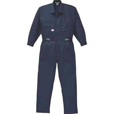 山田辰 空調服 綿・ポリ混紡空調つなぎ服 ウェアのみ ネイビー 4L 1-9820-C03-S6 1着 856-7697（直送品）