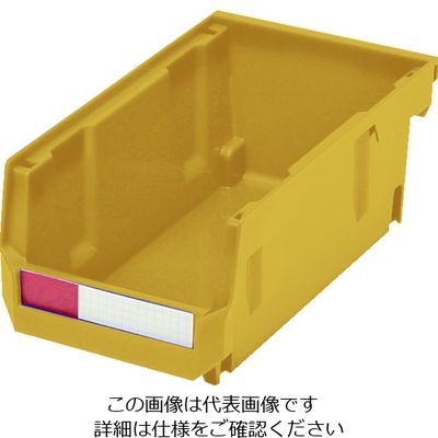 トラスコ中山 TRUSCO スタッキングコンテナ 0.8L イエロー TSC220Y 1個 208-3341（直送品）