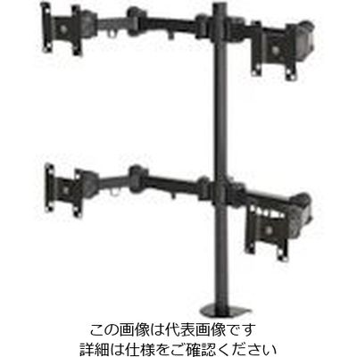 ワンアップ サンコー 16軸式くねくね4モニタアーム MARMGUS12W 1台 868-8175（直送品）