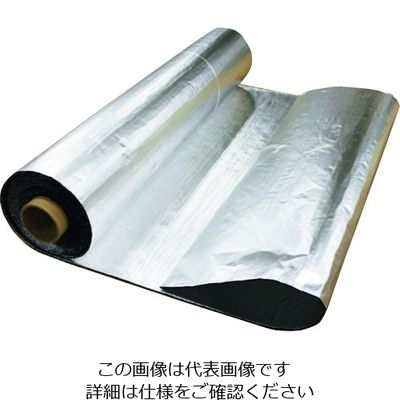 菊地 両面アルミ・ガラス耐熱・断熱フェルト(裏面粘着なし) 4mm 原反950mm×9.5m TS-AGF4095010 1巻（直送品）