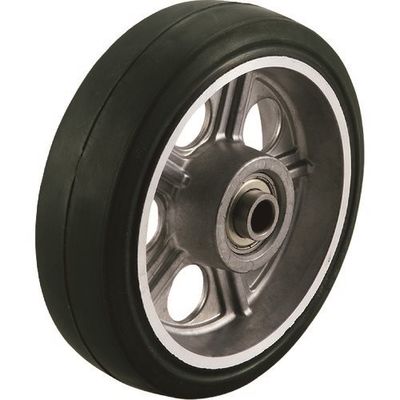 ユーエイ 200径アルミホイルゴム車輪 AW-200 1個 158-8068（直送品）