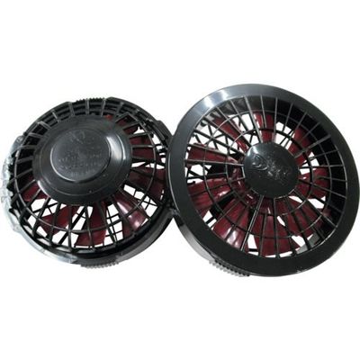 空調服 ワンタッチファン ブラックXレッド FAN2200BR 1個(2個) 121-5079（直送品）