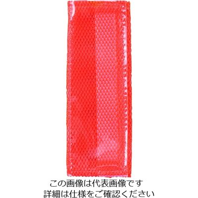 ユニット フルハーネス用ポケットバンド(蛍光赤) 378-913 1組(2枚) 206-8953（直送品）
