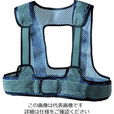 スリーライク フルハーネス対応ベンチレーション反射ベストSPIDER300/ネイビーXガラスビーズ FH-VL-NBSV 1着（直送品）