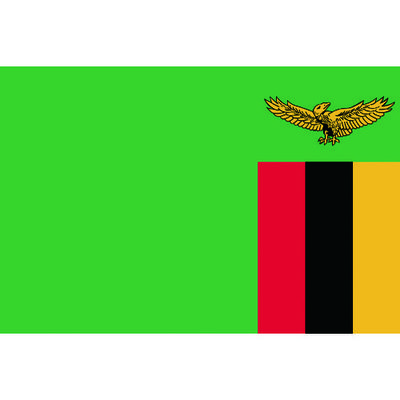 東京製旗 国旗No.2(90×135cm) ザンビア 426304 1枚 207-3849（直送品）