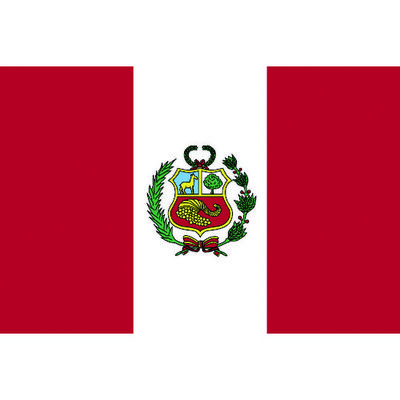 東京製旗 国旗No.2(90×135cm) ペルー 426664 1枚 207-3842（直送品）
