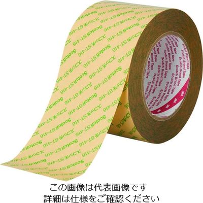 スリーエム ジャパン 3M ポリエステル基材両面粘着テープ STー416P 75mmx30m ST416P 75X30 1P 1巻（直送品）