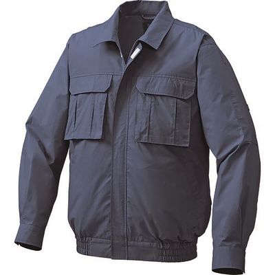 空調服 綿薄手脇下マチ付き空調服[[R下]] ウェアのみ ネイビー 5L KU91900C03S7 1着 213-1946（直送品）