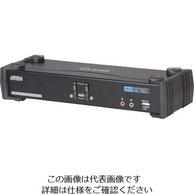 ATEN KVMPスイッチ 2ポート / DVI デュアルリンク USB2.0ハブ搭載 CS1782A 1台 115-2973（直送品）