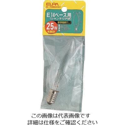 朝日電器 ELPA シャンデリア25W G-700H(C) 1個 202-2573（直送品）