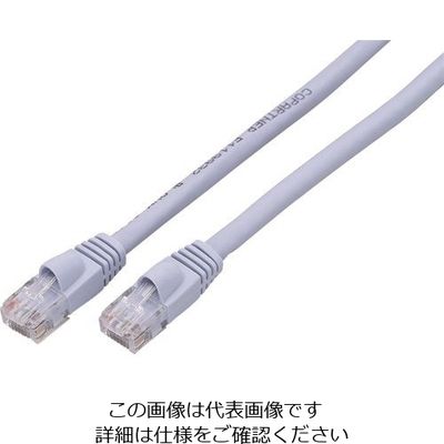 朝日電器 ELPA CAT6LAN1M LAN-1010-BL 1本 168-2237（直送品）