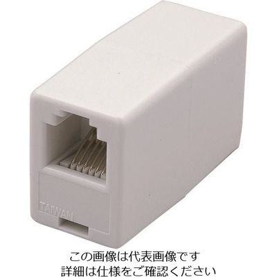 朝日電器 ELPA 中継コネクター6極6芯 TEA-002 1個 168-2317（直送品）