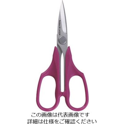 クロバー パッチワークはさみ ボルドー130 36-085 1丁 166-3145（直送品）