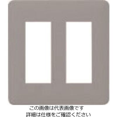 パナソニック Panasonic フルカラーモダンプレート6コ用・W WN6006W 1セット(10個) 158-6184（直送品）