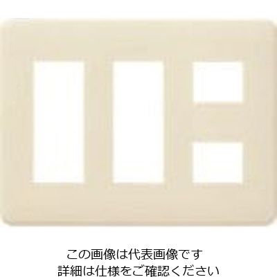 パナソニック Panasonic フルカラーモダンプレート8コ用・W WN6008W 1個 158-4691（直送品）