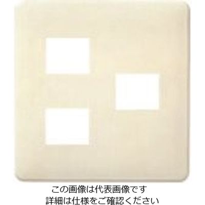 パナソニック Panasonic フルカラーモダンプレート2コ+1コ用・W WN6073W 1セット(5個) 157-9890（直送品）