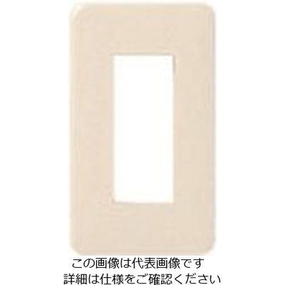 パナソニック Panasonic フルカラー簡耐モダンプレート3コ用・W WN6703W 1セット(10個) 158-4678（直送品）