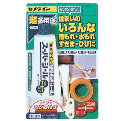 セメダイン 超多用途 スーパーシール 100ml/ブリスター グレー SXー007 1セット(6本) 146-3243（直送品）