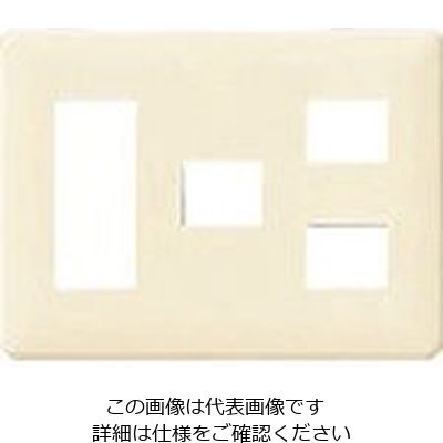 パナソニック Panasonic フルカラーモダンプレート3+1+2用・W WN6076W 1セット(10個) 159-0948（直送品）