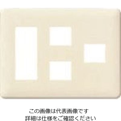 パナソニック Panasonic フルカラーモダンプレート3+2+1用・W WN6086W 1セット(10個) 159-2613（直送品）