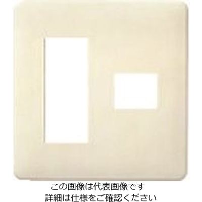 パナソニック Panasonic フルカラーモダンプレート3コ+1コ用・W WN6074W 1セット(10個) 158-4701（直送品）