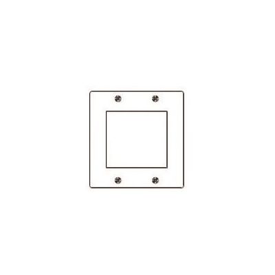 パナソニック Panasonic フルカラー2連接穴新金属プレート WN8850K 1個 158-6280（直送品）