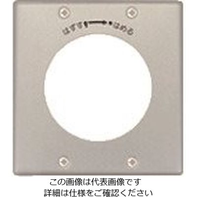 パナソニック Panasonic フルカラー新金属φ71コンセントプレート WN9516 1セット(5個) 158-3069（直送品）