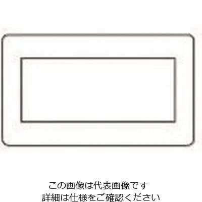 パナソニック Panasonic フルカラー4連接穴モダンプレート WN8604W 1個 158-9456（直送品）