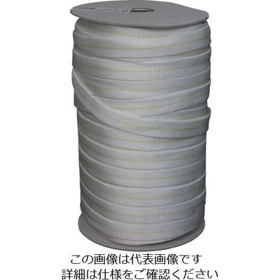 ユタカメイク ベルト ナイロン袋織ベルトボビン巻 19mm×1m FN-1910 1セット(100m:1m×100m) 113-2362（直送品）