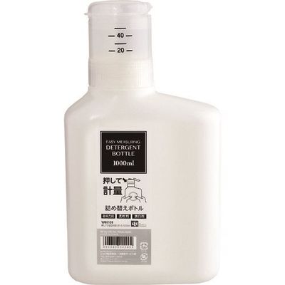 レック 押して計量詰め替えボトル1000ml W00109 1セット(6個) 216-2264（直送品）