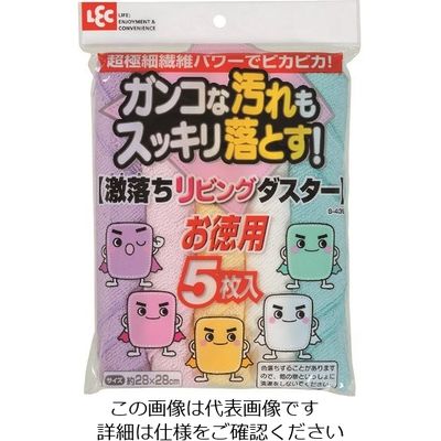 レック 激落ちリビングダスターお徳用5枚入 S-439 1セット(10個) 215-9151（直送品）