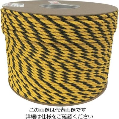 ユタカメイク ロープ 標識ロープドラム巻 6φ×1m RY-10 1セット(200m:1m×200m) 113-5487（直送品）