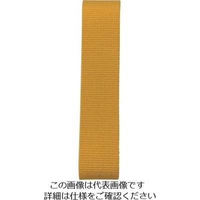 ユタカメイク ベルト 平ベルトアクリルカラー 巾30mm×1m イエロー AB-02 1巻 112-9172（直送品）