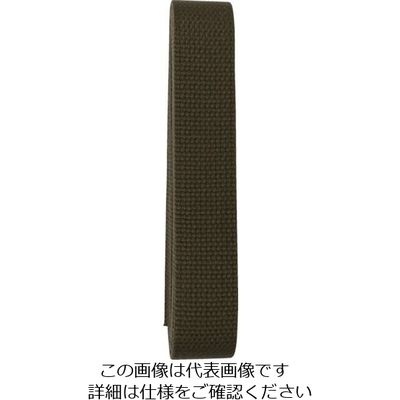 ユタカメイク ベルト 平ベルトアクリルカラー 巾25mm×2m オーク AD-10 1個 112-9166（直送品）