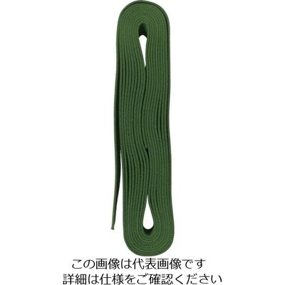 ユタカメイク ベルト 平ベルトアクリルカラー 巾25mm×4m グリーン AD-111 1個 112-9157（直送品）
