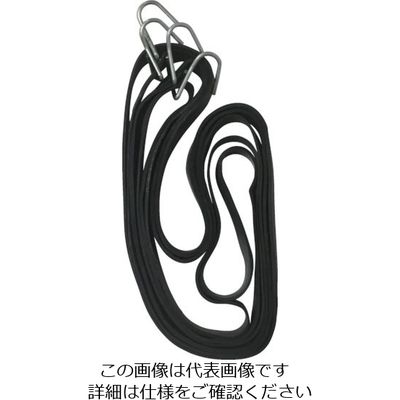 ユタカメイク ゴム チューブバンドフック付 約15mm×30cm 4本 TT-57 1セット(40本:4本×10袋) 113-7079（直送品）